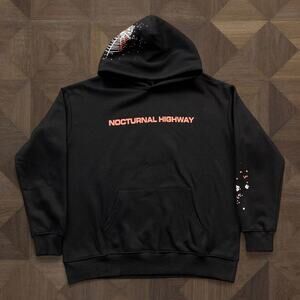 Sp5der Black Hoodie